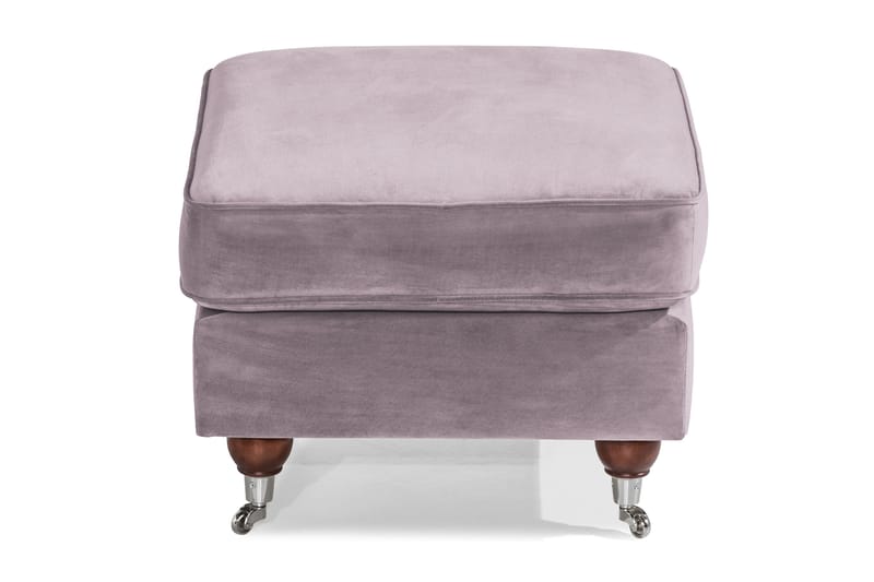 Howard Riviera Fodskammel Velour - Lilla - Møbler - Stole & lænestole - Taburet & skammel - Puf