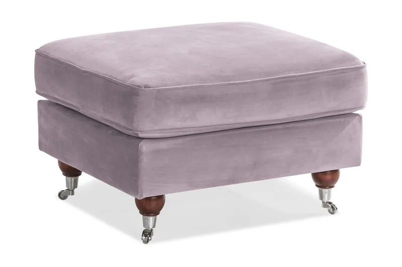 Howard Riviera Fodskammel Velour, Lilla