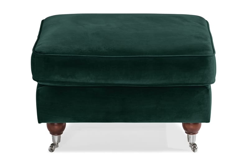 Howard Riviera Fodskammel Velour - Mørkegrøn - Møbler - Stole & lænestole - Taburet & skammel - Puf