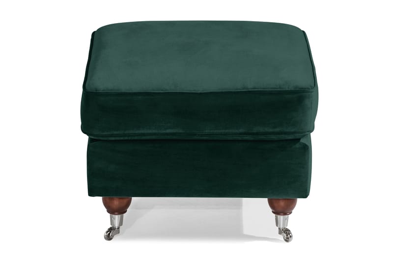 Howard Riviera Fodskammel Velour - Mørkegrøn - Møbler - Stole & lænestole - Taburet & skammel - Puf