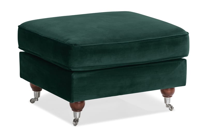 Howard Riviera Fodskammel Velour, Mørkegrøn