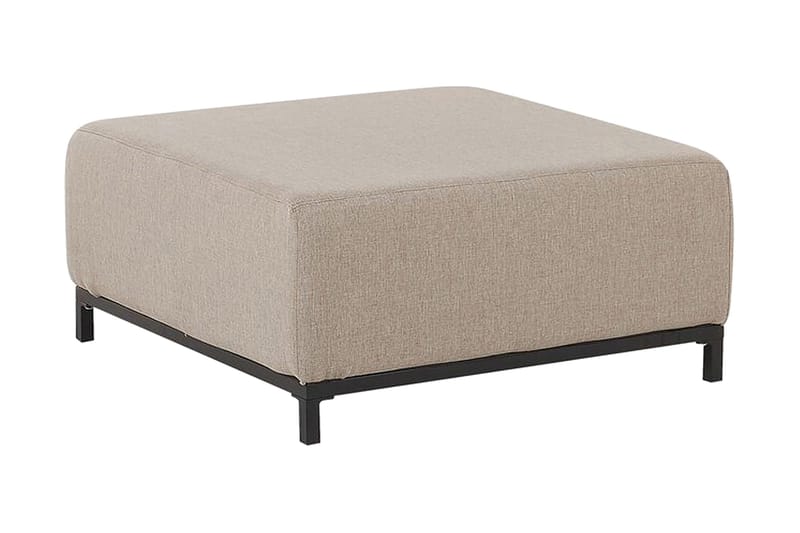 Hughen Fodskammel, Beige/Sort