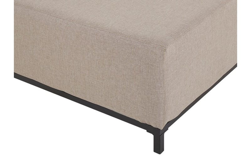 Hughen Fodskammel - Beige/Sort - Møbler - Stole & lænestole - Taburet & skammel - Puf