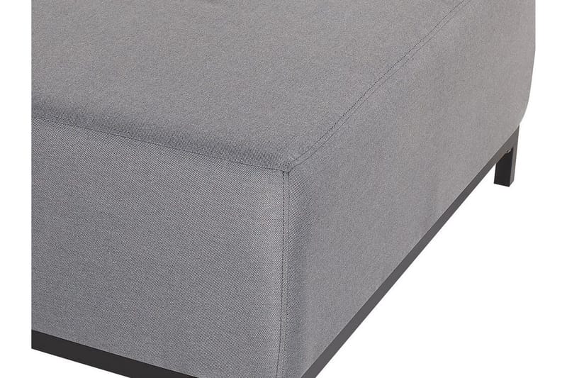 Hughen Fodskammel - Grå/Sort - Møbler - Stole & lænestole - Taburet & skammel - Puf