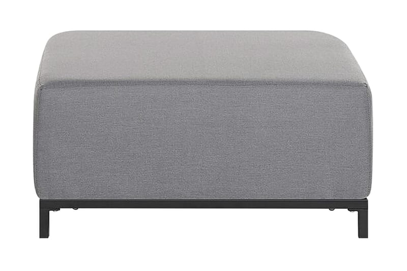 Hughen Fodskammel - Grå/Sort - Møbler - Stole & lænestole - Taburet & skammel - Puf