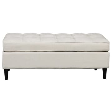 Puf i Loft24 Lindhus Creme Chenille - cremefarvet - Møbler - Stole & lænestole - Taburet & skammel - Ottoman