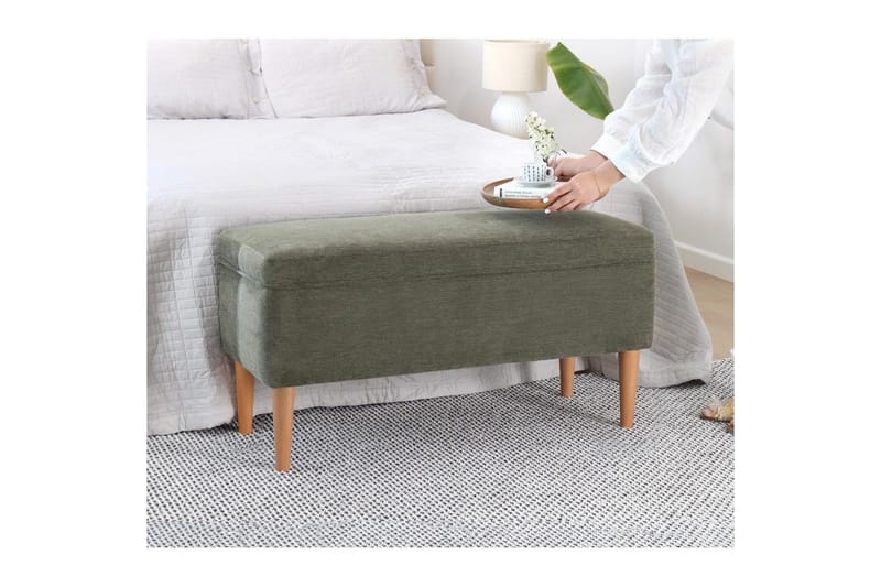 Puf Iralton Grøn - Grøn - Møbler - Stole & lænestole - Taburet & skammel - Ottoman