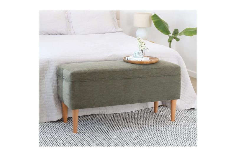 Puf Iralton Grøn - Grøn - Møbler - Stole & lænestole - Taburet & skammel - Ottoman