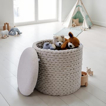 Ivoino Skammel 40 cm - cremefarvet - Møbler - Stole & lænestole - Taburet & skammel - Puf - Puf med opbevaring