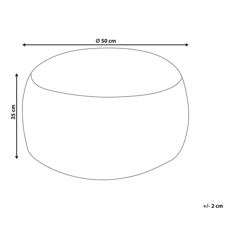 Puf Kandhkot - Brun - Møbler - Stole & lænestole - Taburet & skammel - Ottoman