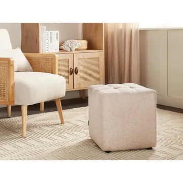 Puf Kansas - Beige - Møbler - Stole & lænestole - Taburet & skammel - Ottoman