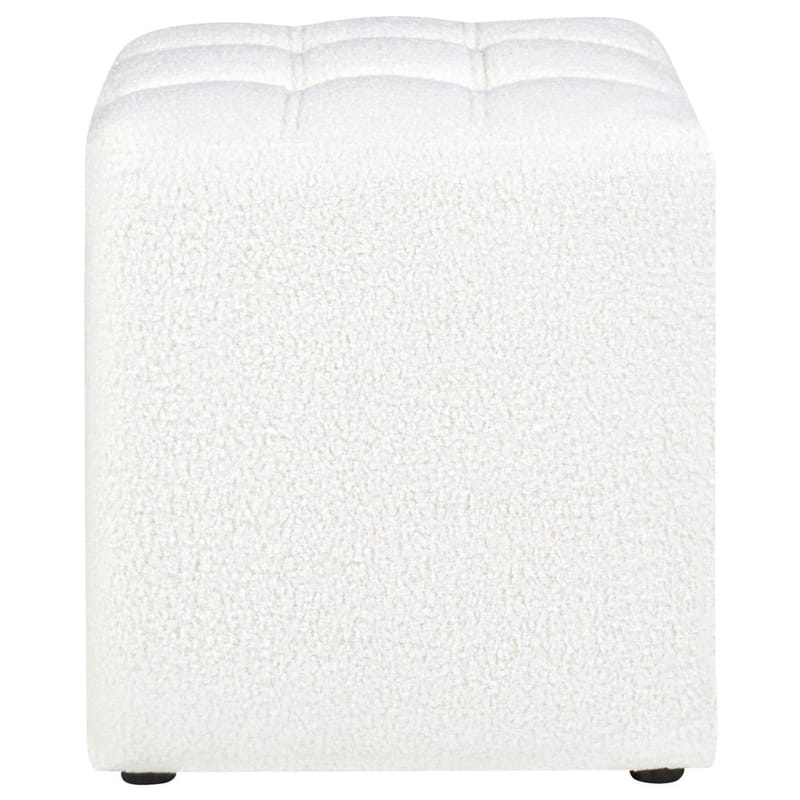 Puf Kansas - Hvid - Møbler - Stole & lænestole - Taburet & skammel - Ottoman