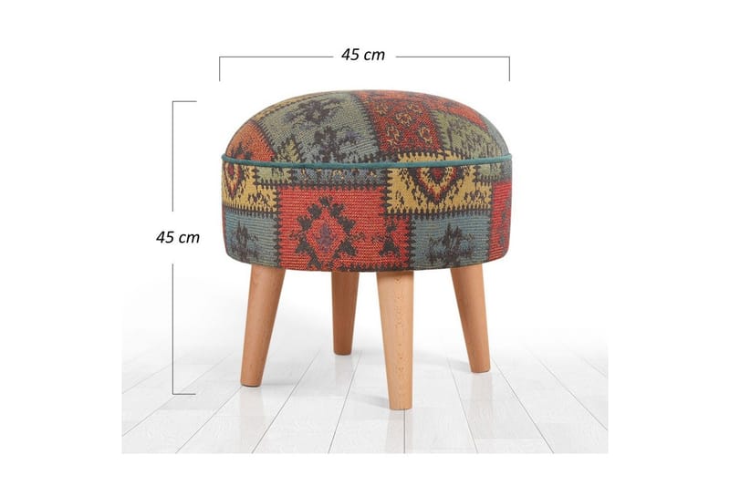 Puf Keliorbury Grøn - Grøn - Møbler - Stole & lænestole - Taburet & skammel - Ottoman