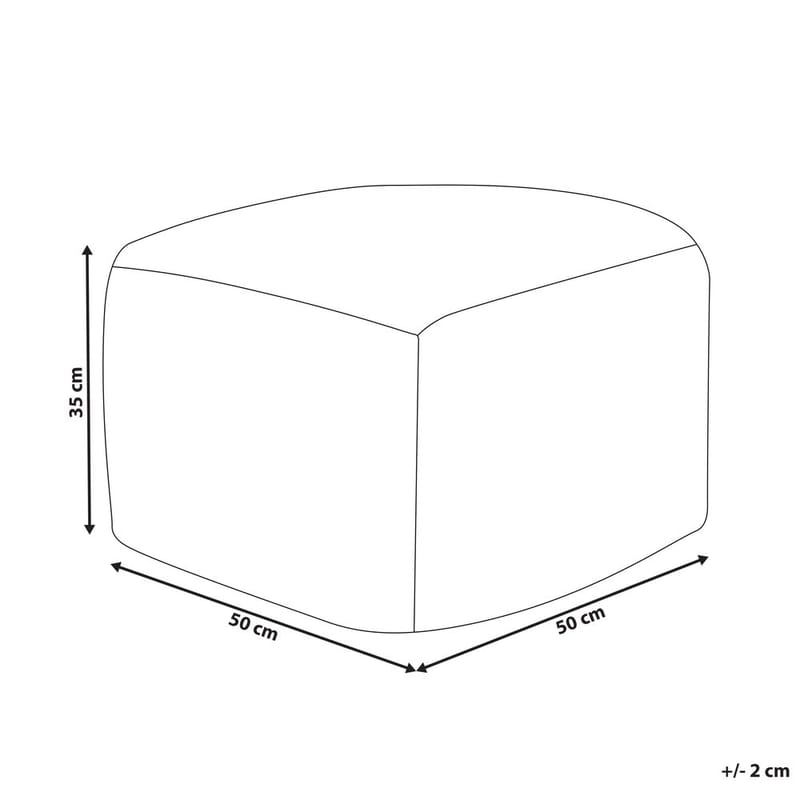 Puf Kingri - Taupe - Møbler - Stole & lænestole - Taburet & skammel - Ottoman