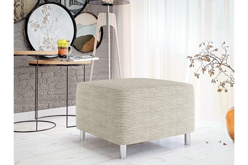 Kintore Fotpall 56 cm beige - Møbler - Stole & lænestole - Taburet & skammel - Puf