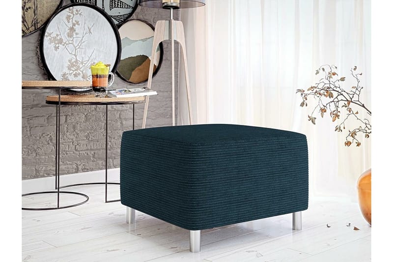 Kintore Fotpall 56 cm Dark blue - Møbler - Stole & lænestole - Taburet & skammel - Puf