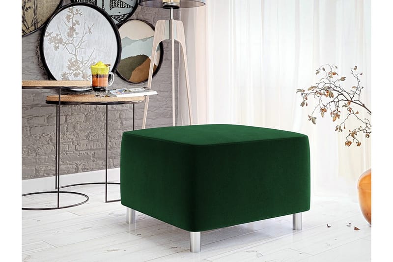 Kintore Fotpall 56 cm Dark green - Møbler - Stole & lænestole - Taburet & skammel - Puf