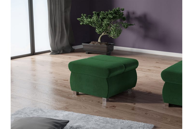 Kintore Fotpall 60 cm Dark green - Møbler - Stole & lænestole - Taburet & skammel - Puf