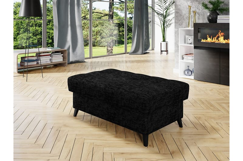 Kintore Fotpall 67 cm Black - Møbler - Stole & lænestole - Taburet & skammel - Puf