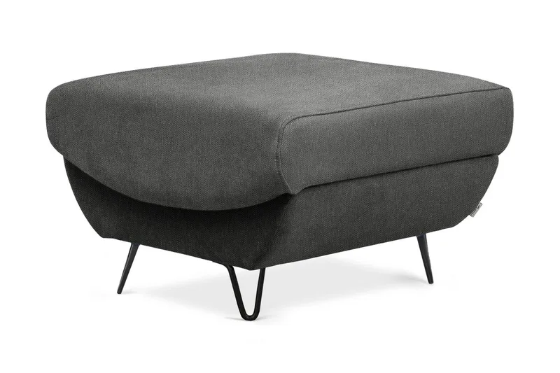 Lence Fodskammel - Grå - Møbler - Stole & lænestole - Taburet & skammel - Puf