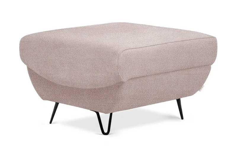 Lence Fodskammel - Lys Lyserød - Møbler - Stole & lænestole - Taburet & skammel - Puf