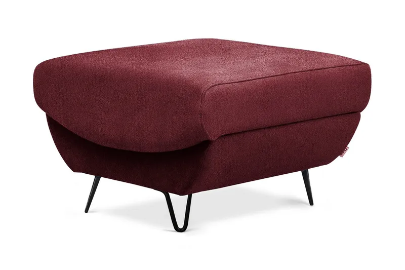 Lence Fodskammel - Rød - Møbler - Stole & lænestole - Taburet & skammel - Puf