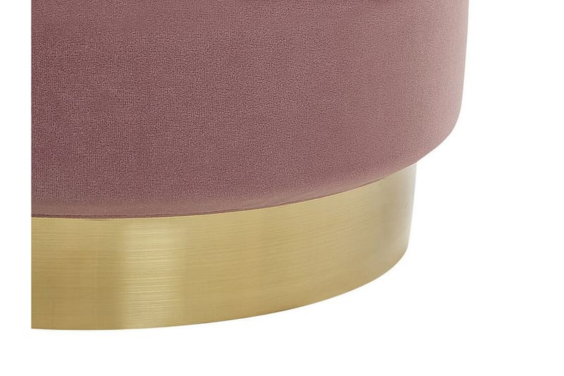 Lerbodatorp Fodskammel med Opbevaring 2-pak - Lyserød - Møbler - Stole & lænestole - Taburet & skammel - Puf - Puf med opbevaring
