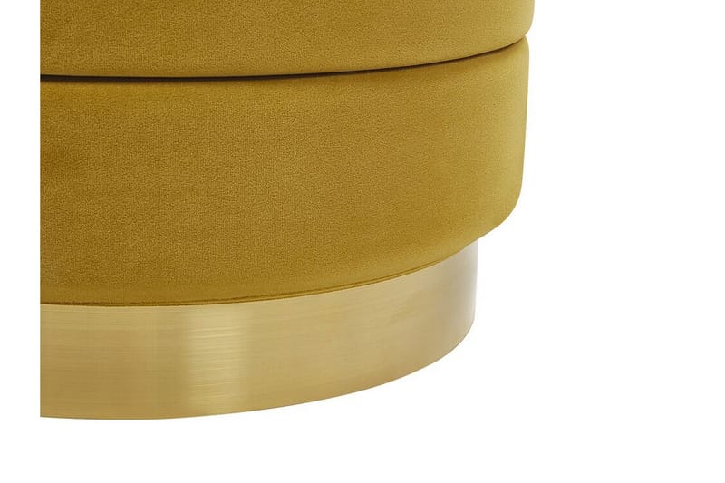 Lerbodatorp Fodskammel med Opbevaring 2-pak - Gul - Møbler - Stole & lænestole - Taburet & skammel - Puf