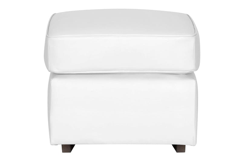 Link Puf 60 cm PU Læder - Hvid - Møbler - Stole & lænestole - Taburet & skammel - Puf