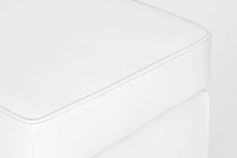 Link Puf 60 cm PU Læder - Hvid - Møbler - Stole & lænestole - Taburet & skammel - Puf