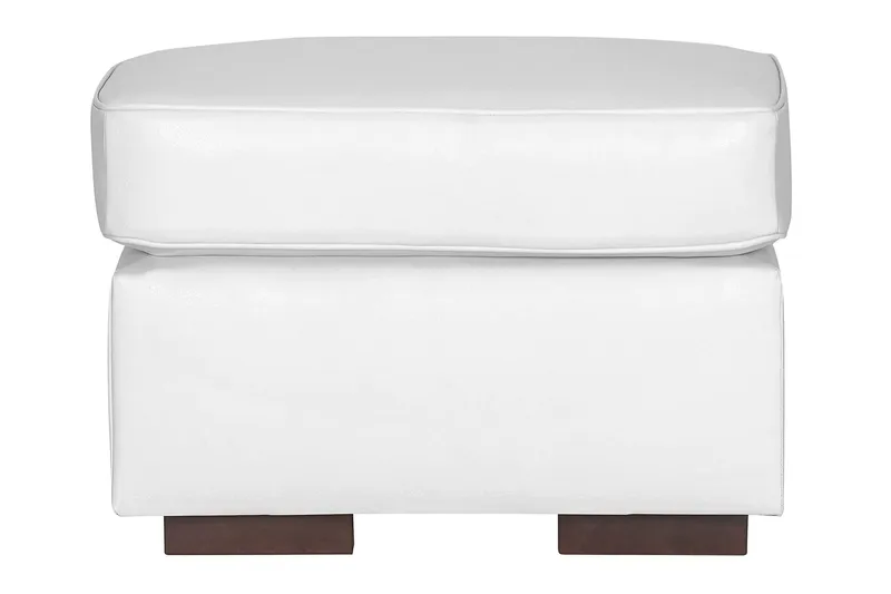 Link Puf 60 cm PU Læder - Hvid - Møbler - Stole & lænestole - Taburet & skammel - Puf