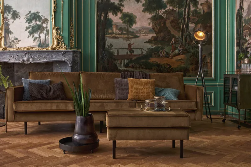 Lissbon fodskammel velour - Møbler - Stole & lænestole - Taburet & skammel - Puf