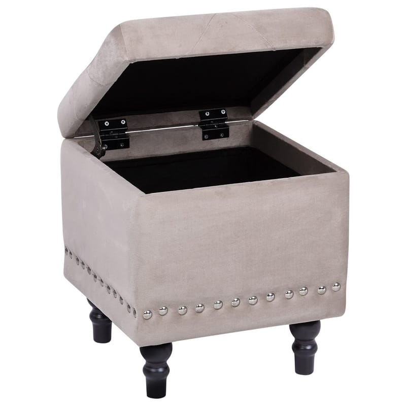 Puf Loretto - Beige - Møbler - Stole & lænestole - Taburet & skammel - Ottoman