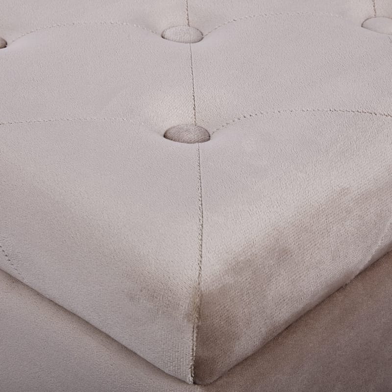 Puf Loretto - Beige - Møbler - Stole & lænestole - Taburet & skammel - Ottoman