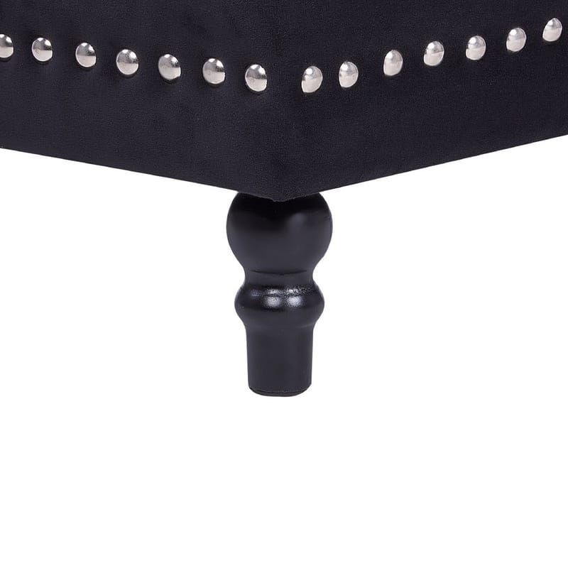 Puf Loretto - Sort - Møbler - Stole & lænestole - Taburet & skammel - Ottoman