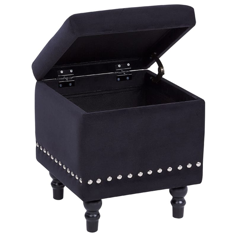 Puf Loretto - Sort - Møbler - Stole & lænestole - Taburet & skammel - Ottoman