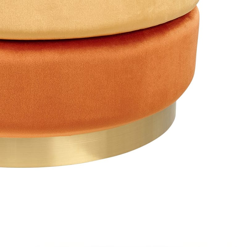 Puf Louin - Orange - Møbler - Stole & lænestole - Taburet & skammel - Ottoman