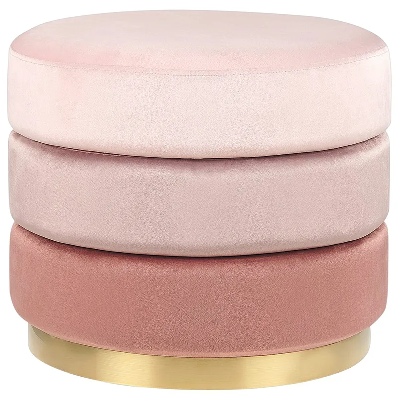 Puf Louin - Rosa - Møbler - Stole & lænestole - Taburet & skammel - Ottoman