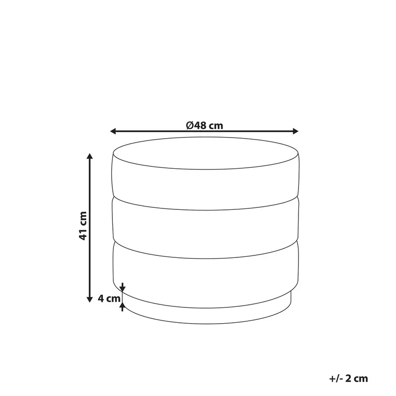 Puf Louin - Rosa - Møbler - Stole & lænestole - Taburet & skammel - Ottoman