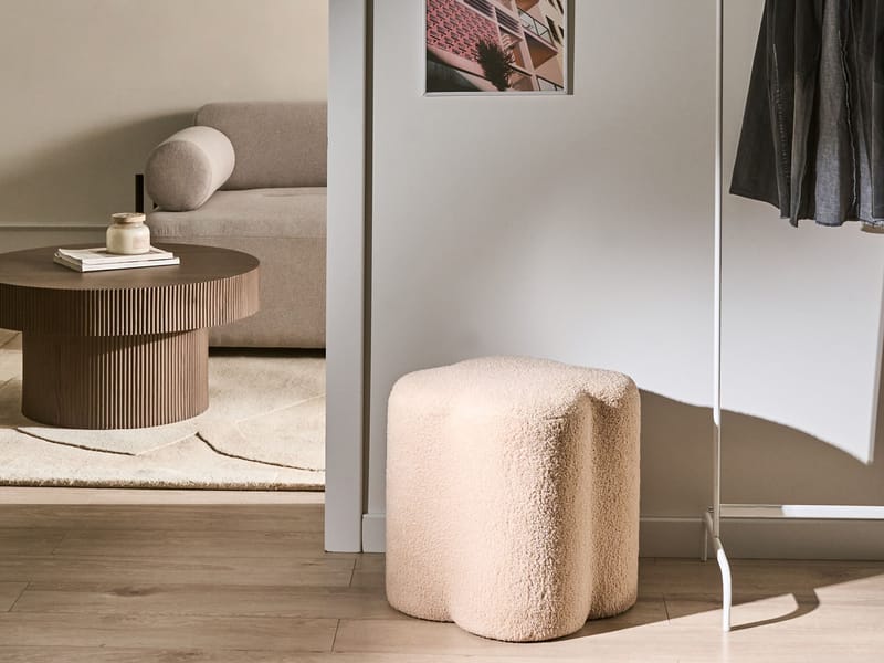 Puf Mancos - Beige - Møbler - Stole & lænestole - Taburet & skammel - Ottoman