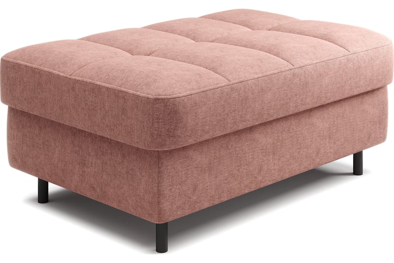 Manoti Fodskammel 104 cm - Rosa - Møbler - Stole & lænestole - Taburet & skammel - Puf - Puf med opbevaring