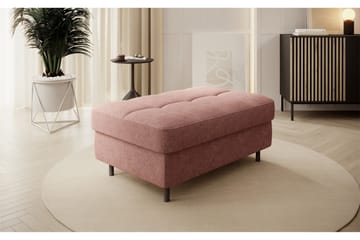 Manoti Fodskammel 104 cm - Rosa - Møbler - Stole & lænestole - Taburet & skammel - Puf - Puf med opbevaring