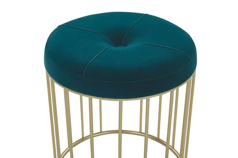 Mattila Fodskammel 2-pak - Blå - Møbler - Stole & lænestole - Taburet & skammel - Puf