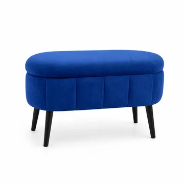 Puf med opbevaring Atelier Del Sofa Mini Oslo (60 x 46 x 35 cm) Sax Blue
