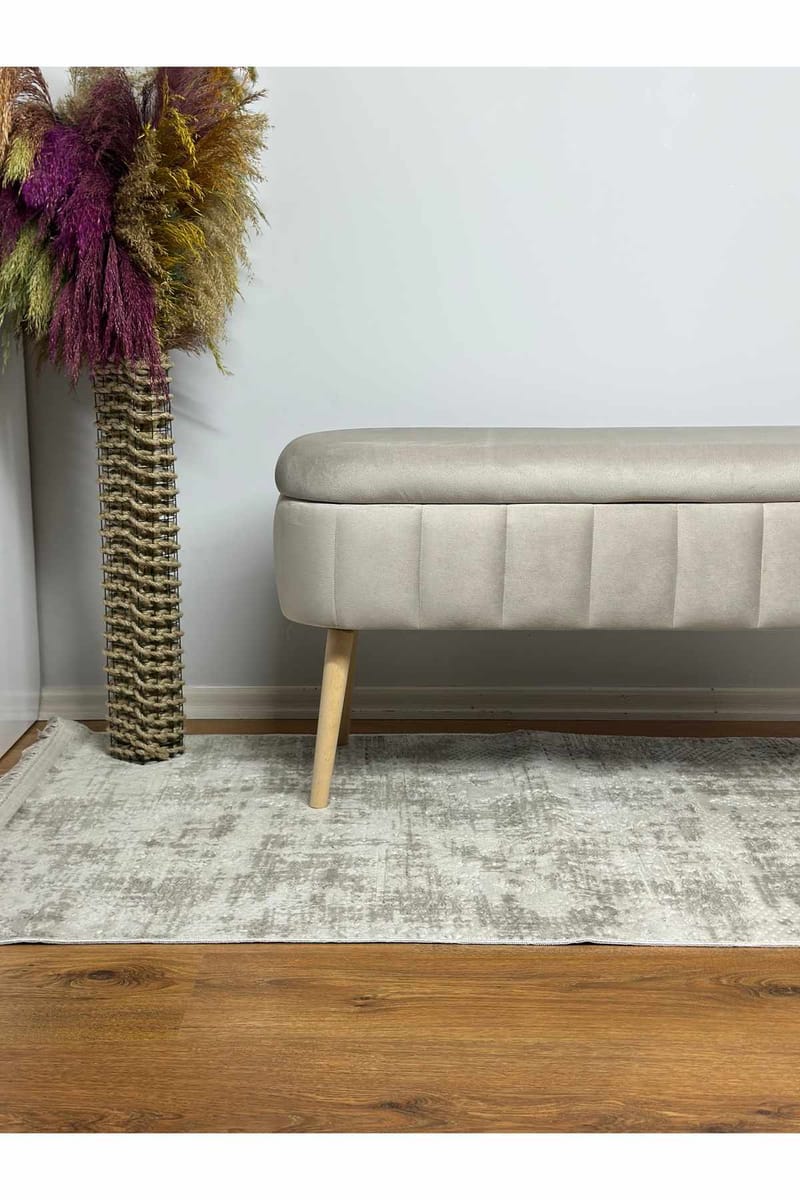 Puf med opbevaring Atelier Del Sofa Oslo Babyface (90 x 46 x 35 cm) Beige - Møbler - Stole & lænestole - Taburet & skammel - Ottoman