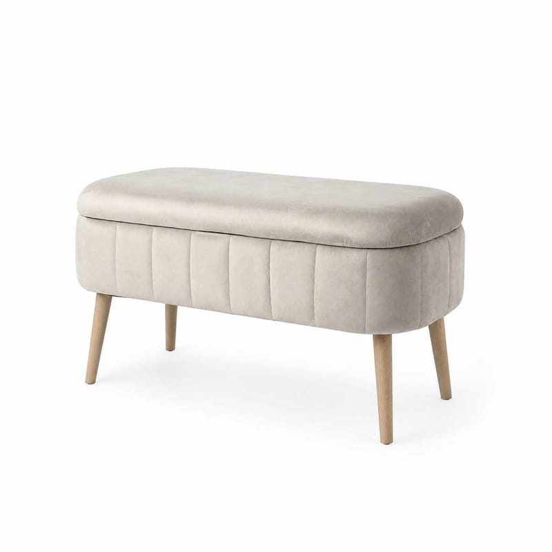 Puf med opbevaring Atelier Del Sofa Oslo Babyface (90 x 46 x 35 cm) Beige, undefined