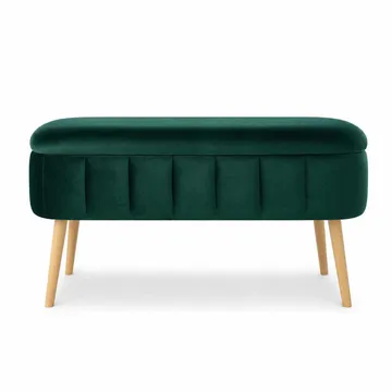 Puf med opbevaring Atelier Del Sofa Oslo Babyface (90 x 46 x 35 cm) Emerald
