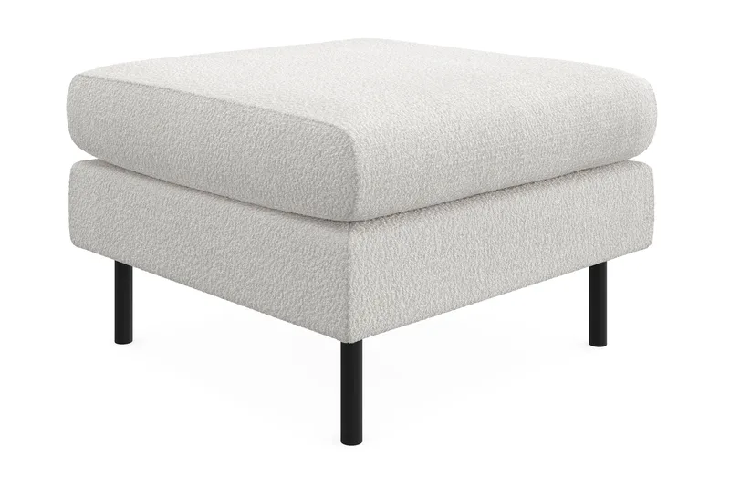 Menard Compact Fodpuf 68 cm - Hvid - Møbler - Stole & lænestole - Taburet & skammel - Puf