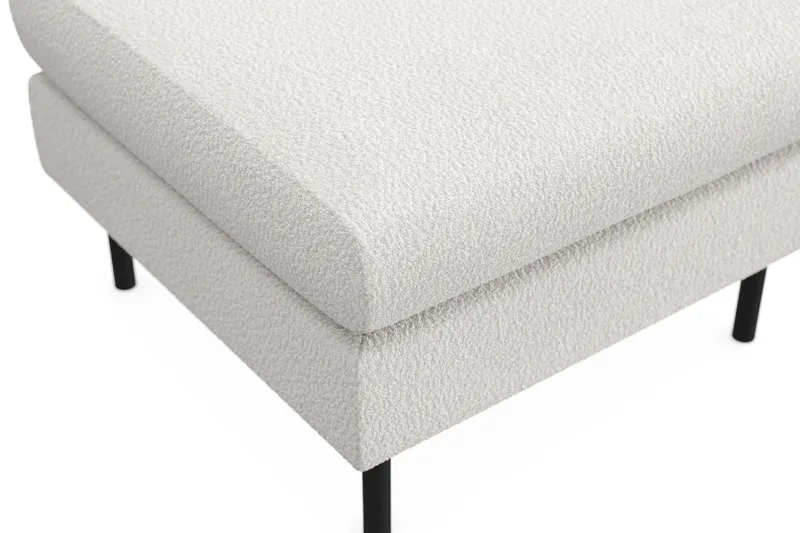 Menard Compact Fodpuf 68 cm - Hvid - Møbler - Stole & lænestole - Taburet & skammel - Puf