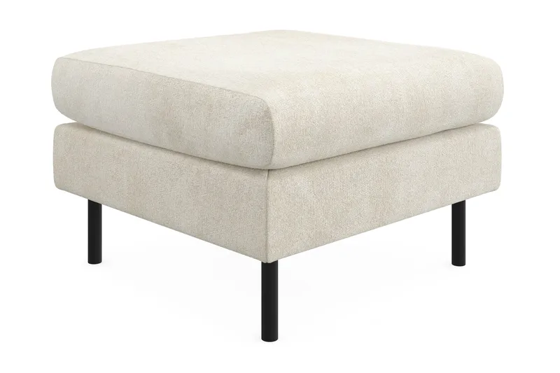 Menard Compact Fodpuf 68 cm - Hvid - Møbler - Stole & lænestole - Taburet & skammel - Puf